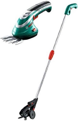 Tijera cortacesped con mango ISIO cortac�sped + bast�n  3.6 W Bosch